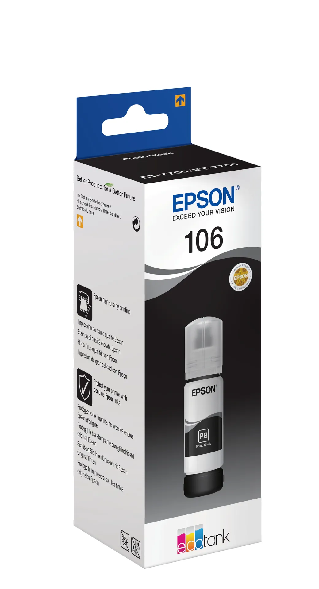 Epson 106 EcoTank Photo Black ink bottle – Bild 2