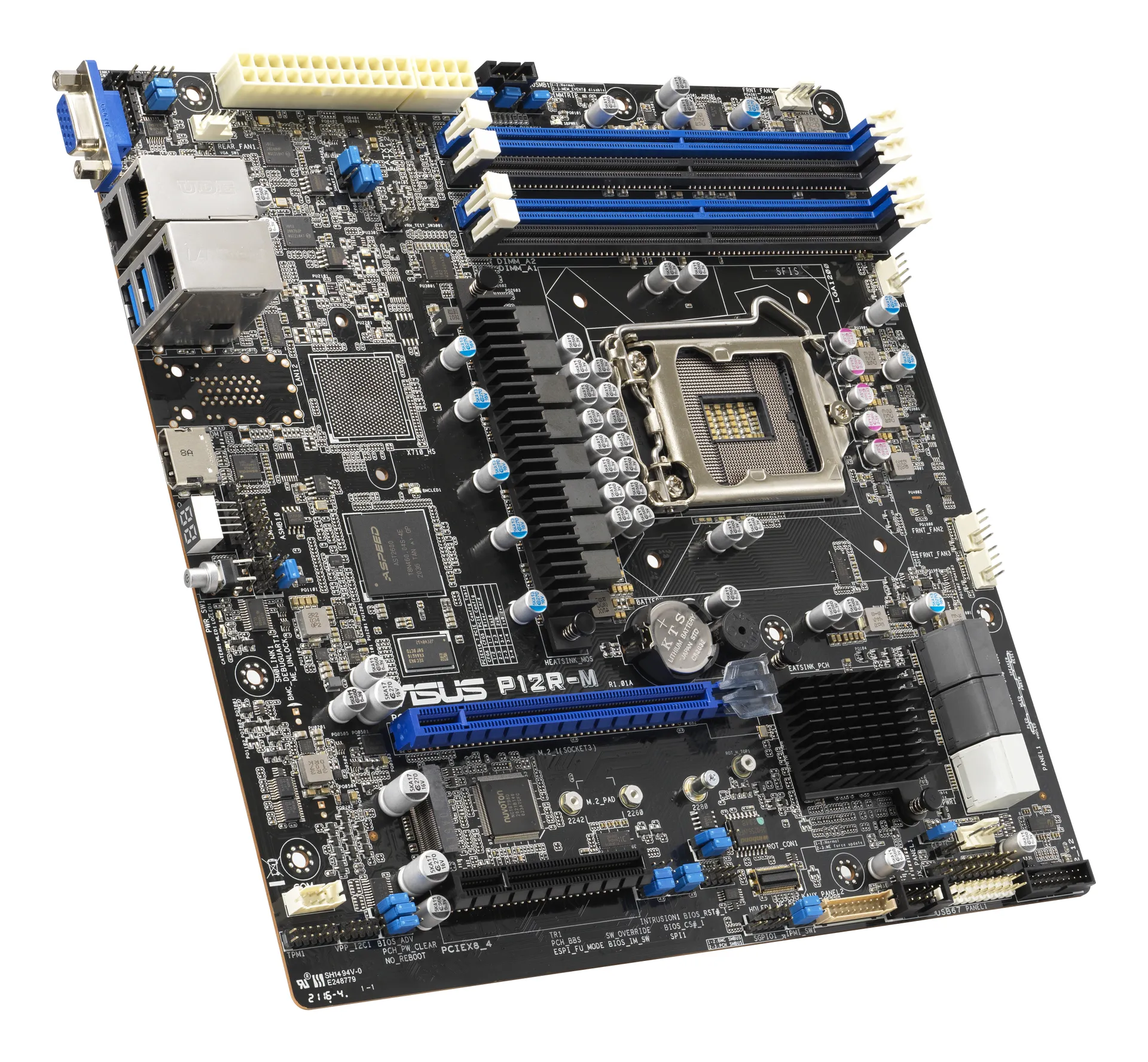 ASUS P12R-M Intel C256 LGA 1200 (Socket H5) ATX – Bild 2