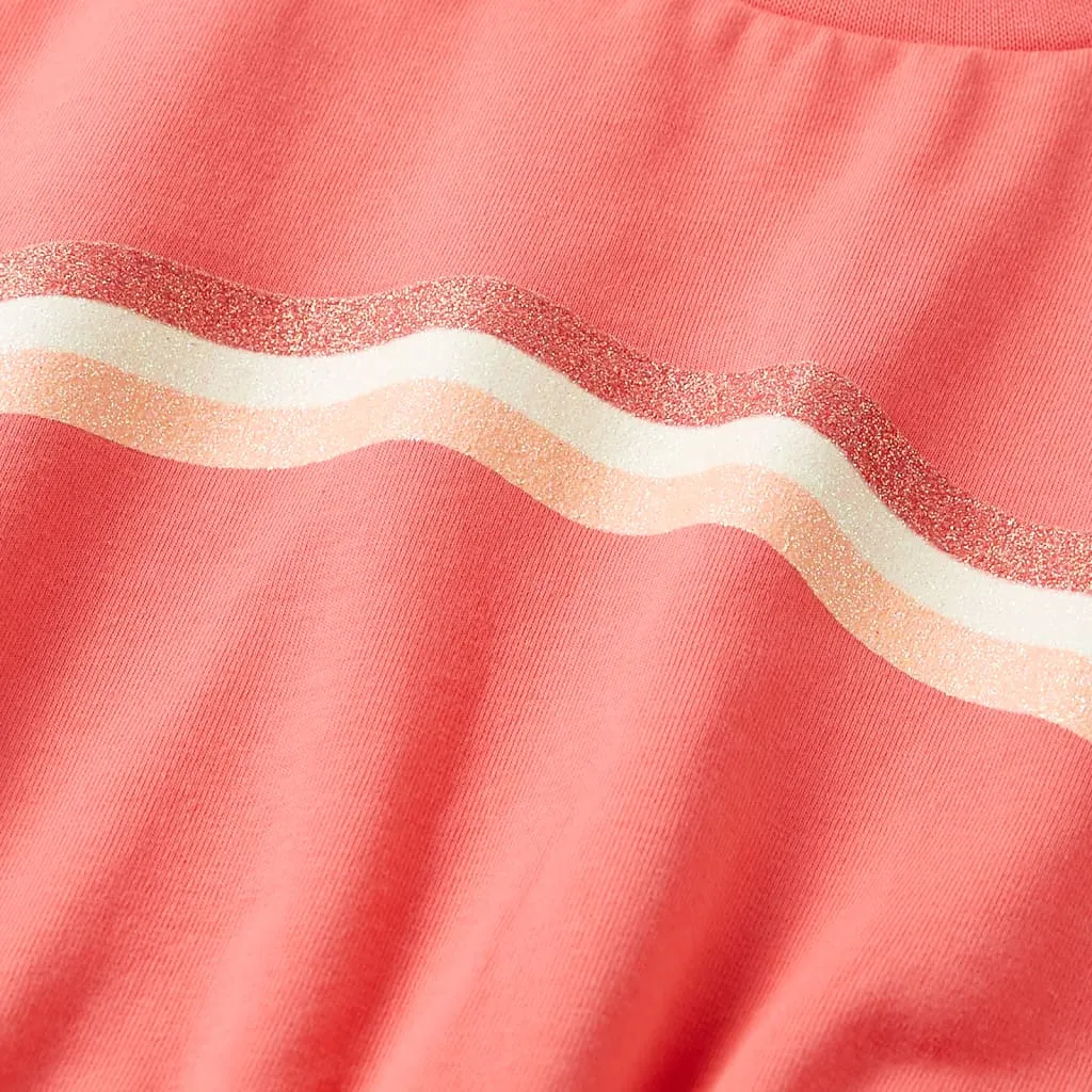 vidaXL Kinderkleid mit Kordelzug Korallenrosa 92 – Bild 4