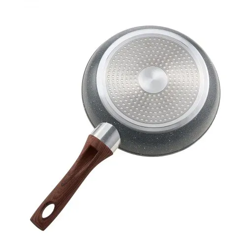 VEVOR Bratpfannen Set 3-tlg. (250 / 280 / 325 mm), Hochleistungs-Bratpfannen aus Aluminium (Antihaftbeschichtet), Kochpfanne Küchenkochgeschirr geeignet für Gas Elektro Induktion Grau – Bild 8