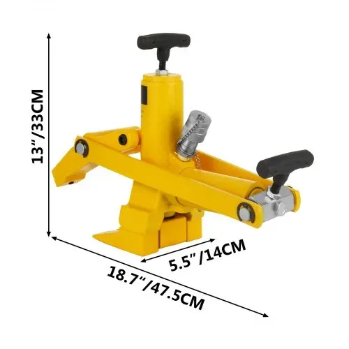 VEVOR 13,8 Tonnen Hydraulischer Perlenbrecher, 10.000 psi Montagetechnik Reifenabdrücke, 12,7 cm Hydraulische Abdrücker Changer, Hydraulische Abdrücker – Bild 7