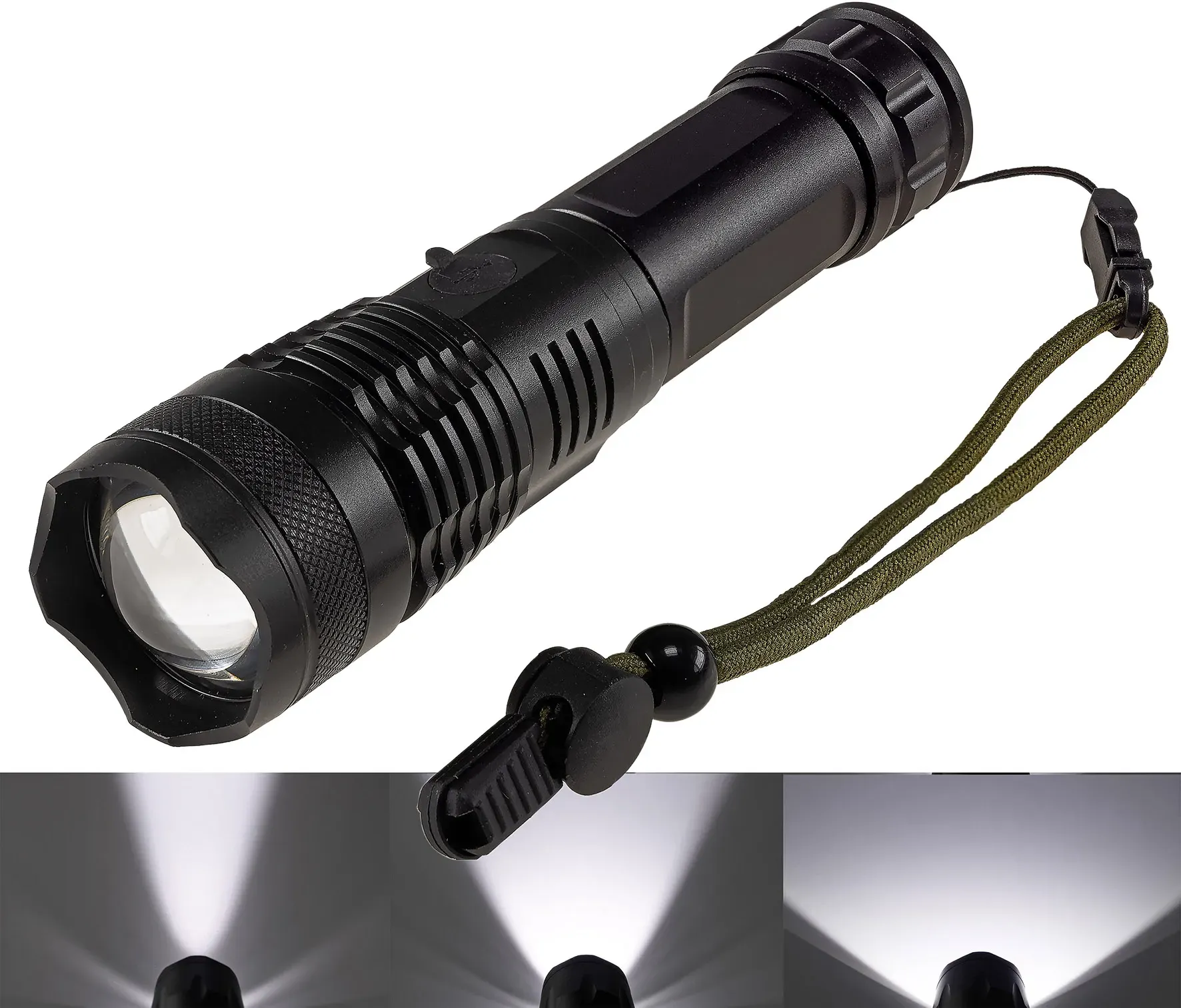 LED-Taschenlampe “CTL20 Zoom” mit Akku 20W, 1600lm, Zoom, ØxL 167x41mm LED-Taschenlampe “CTL20 Zoom” mit Akku 20W, 1600lm, Zoom, ØxL 167x41mm