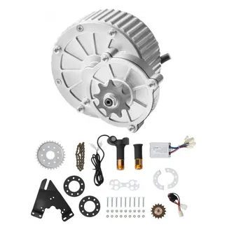 VEVOR 450 W elektrischer Gleichstrommotor mit Bürsten – 36 V, 3000 U/min Motor mit verbessertem Drehzahlregler und Drehgriff-Gasgriff-Kit, Elektromotor für Go Karts, E-Bikes, Motorräder, Roller VEVOR 450 W elektrischer Gleichstrommotor mit Bürsten – 36 V, 3000 U/min Motor mit verbessertem Drehzahlregler und Drehgriff-Gasgriff-Kit, Elektromotor für Go Karts, E-Bikes, Motorräder, Roller