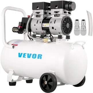 VEVOR Flüsterkompressor 50 L, Leise Ölfrei Kompressor 750 W, Ölfrei Luftkompressor 65 dB, Druckluftkompressor 230 V, Silent Druckluft Kessel 170 L / min Abgasvolumen, mit Eingebautem Abluftventilator VEVOR Flüsterkompressor 50 L, Leise Ölfrei Kompressor 750 W, Ölfrei Luftkompressor 65 dB, Druckluftkompressor 230 V, Silent Druckluft Kessel 170 L / min Abgasvolumen, mit Eingebautem Abluftventilator
