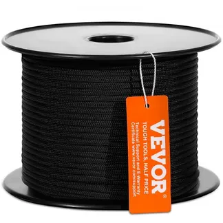 VEVOR Geflochtenes Nylonseil, 3/16 Zoll x 250 Fuß, 32 Stränge, 720 Pfund Bruchfestigkeit, Outdoor-Kletterseil, Baumpfleger-Kletterseil für Felswanderungen, Camping, Schaukeln, Abseilen, Rettung VEVOR Geflochtenes Nylonseil, 3/16 Zoll x 250 Fuß, 32 Stränge, 720 Pfund Bruchfestigkeit, Outdoor-Kletterseil, Baumpfleger-Kletterseil für Felswanderungen, Camping, Schaukeln, Abseilen, Rettung
