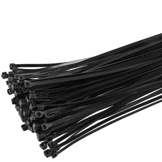 Kabelbinder 370mm x 4,8mm, schwarz 100er Pack, hohe Zugkraft, UV fest Kabelbinder 370mm x 4,8mm, schwarz 100er Pack, hohe Zugkraft, UV fest
