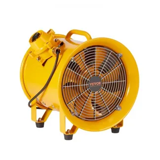 VEVOR Bauventilator 550-W-AC-Motor Baugebläse 2850 U/min Baulüfter Gebläse 1179 L/s (2500 CFM) Axiallüfter 3 m Netzkabel Axialgebläse 75 dB Geräuschpegel Industrielüfter IP44 VEVOR Bauventilator 550-W-AC-Motor Baugebläse 2850 U/min Baulüfter Gebläse 1179 L/s (2500 CFM) Axiallüfter 3 m Netzkabel Axialgebläse 75 dB Geräuschpegel Industrielüfter IP44