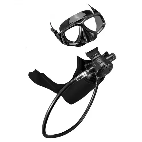VEVOR Mini-Tauchflasche 1 L, Tragbare Lungenflasche für Unterwasseratmung, Wiederverwendbare Sauerstoffflasche für bis zu 20 Minuten Tauchzeit, Tauchausrüstung mit Adapter & Schnorchelbrille – Bild 9