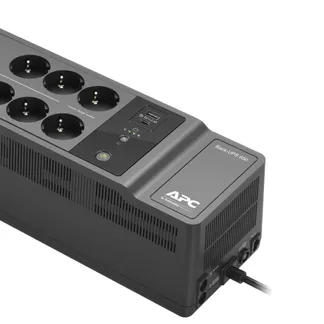 APC Back-UPS BE850G2-GR – USV 8x Schuko, 850VA, 2 USB-Ladegeräte, 1 USB-Datenanschluss APC Back-UPS BE850G2-GR – USV 8x Schuko, 850VA, 2 USB-Ladegeräte, 1 USB-Datenanschluss