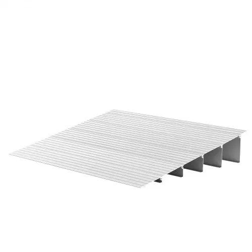 VEVOR Türschwellenrampe, 677x865x138 mm, Rollstuhlrampe aus Aluminiumlegierung mit einer Tragkraft von 360 kg, Bordsteinrampen für Heimtreppen für Rollstühle Roller Gehhilfen Fahrräder Dreiräder – Bild 9
