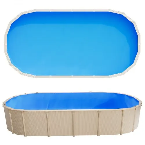 VEVOR Poolinnenfolie, 3,75×7,32 m Poolfolie für 120 cm Wandhöhe, Schwimmbadfolie aus PVC, Innenhülle 0,4 mm Stärke, Ersatzfolie UniBead, Geeignet für Oberirdische Pools mit Stahlwänden, Blau VEVOR Poolinnenfolie, 3,75×7,32 m Poolfolie für 120 cm Wandhöhe, Schwimmbadfolie aus PVC, Innenhülle 0,4 mm Stärke, Ersatzfolie UniBead, Geeignet für Oberirdische Pools mit Stahlwänden, Blau