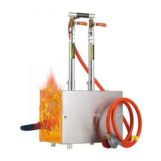 VEVOR tragbare Propangas-Schmiede mit 2 Brenner 1427 °C, Hufschmiede Schmiedeofen mit quadratischer Form, Edelstahl, Gasschmiedewerkzeuge und -ausrüstung, Schmelzofen Verwendung zum Metallschmieden VEVOR tragbare Propangas-Schmiede mit 2 Brenner 1427 °C, Hufschmiede Schmiedeofen mit quadratischer Form, Edelstahl, Gasschmiedewerkzeuge und -ausrüstung, Schmelzofen Verwendung zum Metallschmieden