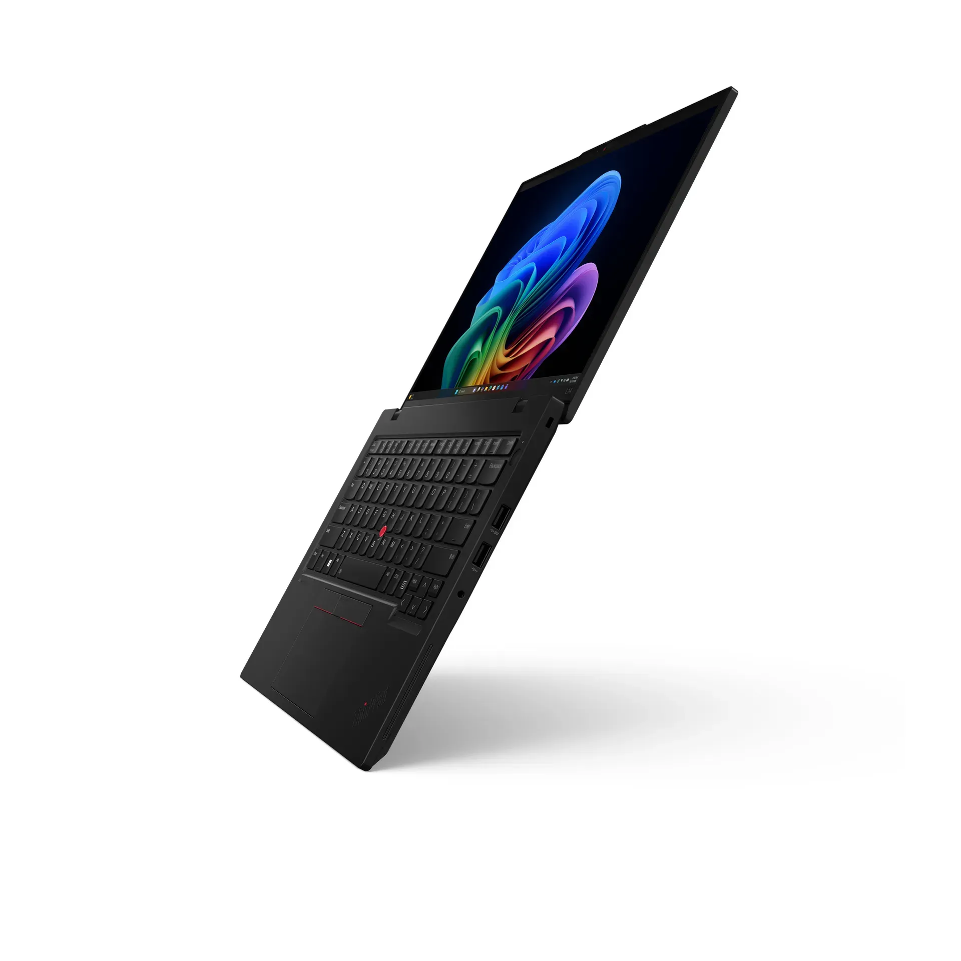 Lenovo ThinkPad L14 Gen 7 (Intel) Copilot+ PC Intel Core Ultra 7 355 Laptop 35,6 cm (14") WUXGA 32 GB DDR5-SDRAM 512 GB SSD Wi-Fi 7 (802.11be) Windows 11 Pro Deutsch Schwarz – Bild 3