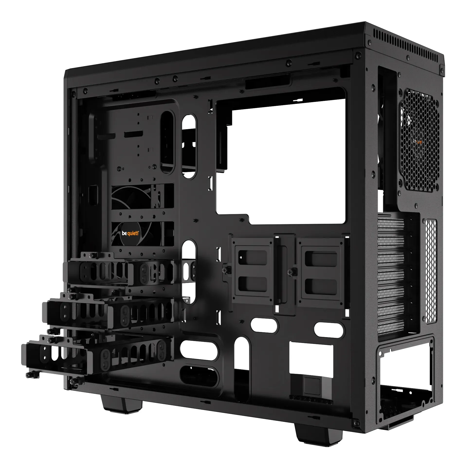 be quiet! Pure Base 600 Midi Tower Schwarz, Silber – Bild 5