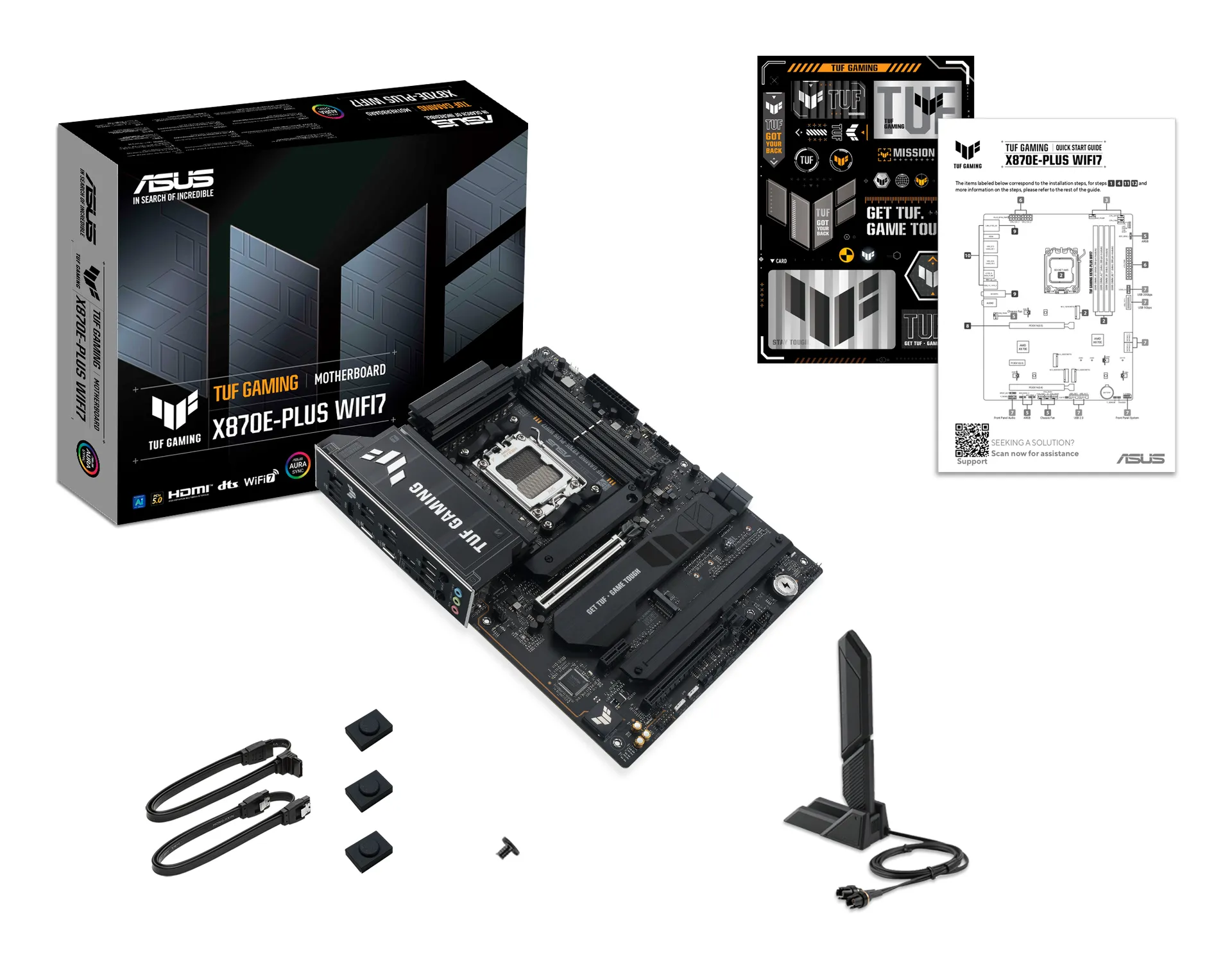 ASUS TUF GAMING X870E-PLUS WIFI7 AMD X870E Sockel AM5 ATX – Bild 4