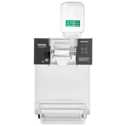 VEVOR Kommerzielle Schneeflocken-Eismaschine Schneeeisbereiter, 175 kg / 24 Std. Schneeflocken-Eismaschine, Eisrasierer elektrischer Schneekegel-Maker mit Flüssigkeitskühlsystem & Touch-Screen – Bild 8