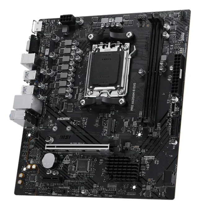 MSI PRO A620AM-B EVO Motherboard AMD A620A Sockel AM5 ATX – Bild 3