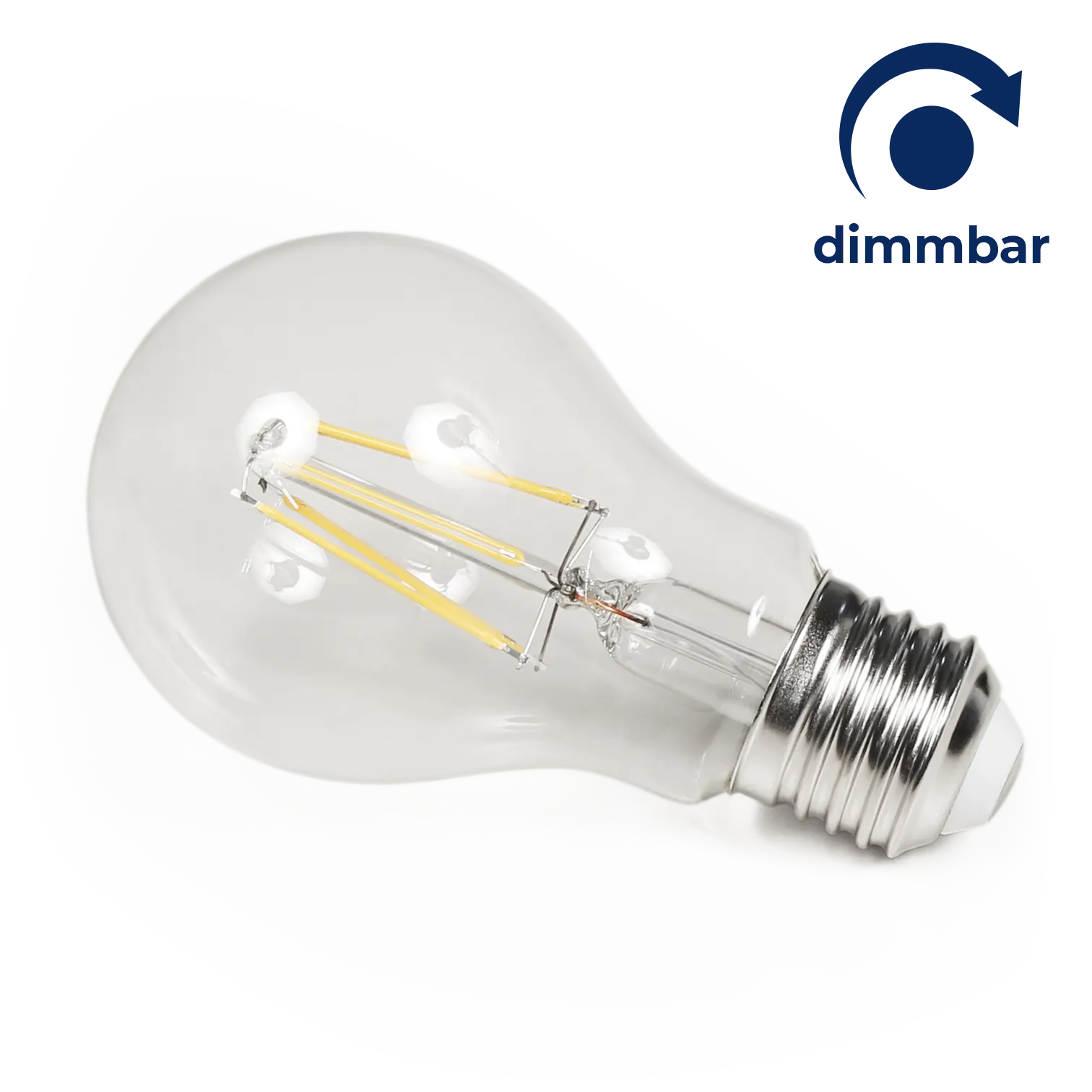 LED Filament Glühlampe McShine “Filed“, E27, 6W, 620 lm, warmweiß, dimmbar, klar LED Filament Glühlampe McShine “Filed“, E27, 6W, 620 lm, warmweiß, dimmbar, klar