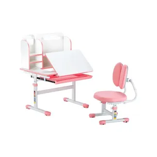 VEVOR Schreibtisch Set Kinderschreibtisch Arbeitstisch und Stuhl höhenverstellbar (54-73 cm) belastbar (100 kg) 0–40° neigbarer Tisch mit Bücherregal für Schlafzimmer Arbeitszimmer Rosa VEVOR Schreibtisch Set Kinderschreibtisch Arbeitstisch und Stuhl höhenverstellbar (54-73 cm) belastbar (100 kg) 0–40° neigbarer Tisch mit Bücherregal für Schlafzimmer Arbeitszimmer Rosa