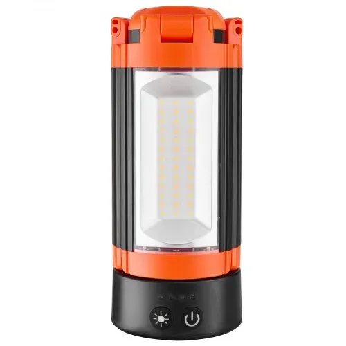 VEVOR Baustrahler LED mit Stativ, Arbeitsleuchte, 13,2 Ah, wiederaufladbares Campinglicht, mit 3 Lampenköpfen, abnehmbarem Stativständer, 2200 LM 3000 K-6500 K dimmbar, Beleuchtung für Baustelle – Bild 10