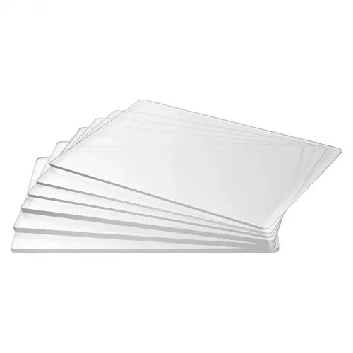 VEVOR Stanzplatten, 6er-Pack 225x156 mm, Cutting Pads, Polycarbonat-Schneideplatten, Kompatibel mit VEVOR Stanz- & Prägemaschine KM-1860, für Scrapbooking & Kartenherstellung, Transparent – Bild 10
