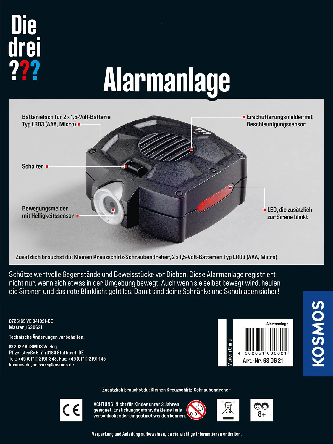 Kosmos Die drei ??? Alarmanlage – Bild 2