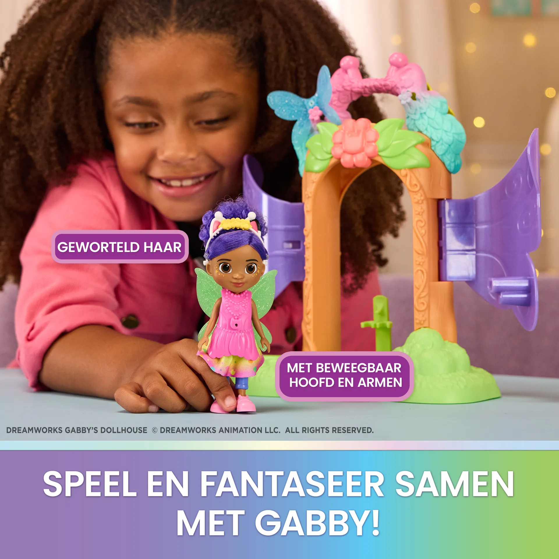 Gabby's Dollhouse - Fairylandia - Magisches Feen-Verwandlung Spielset für Kinder ab 3 Jahren – Bild 6