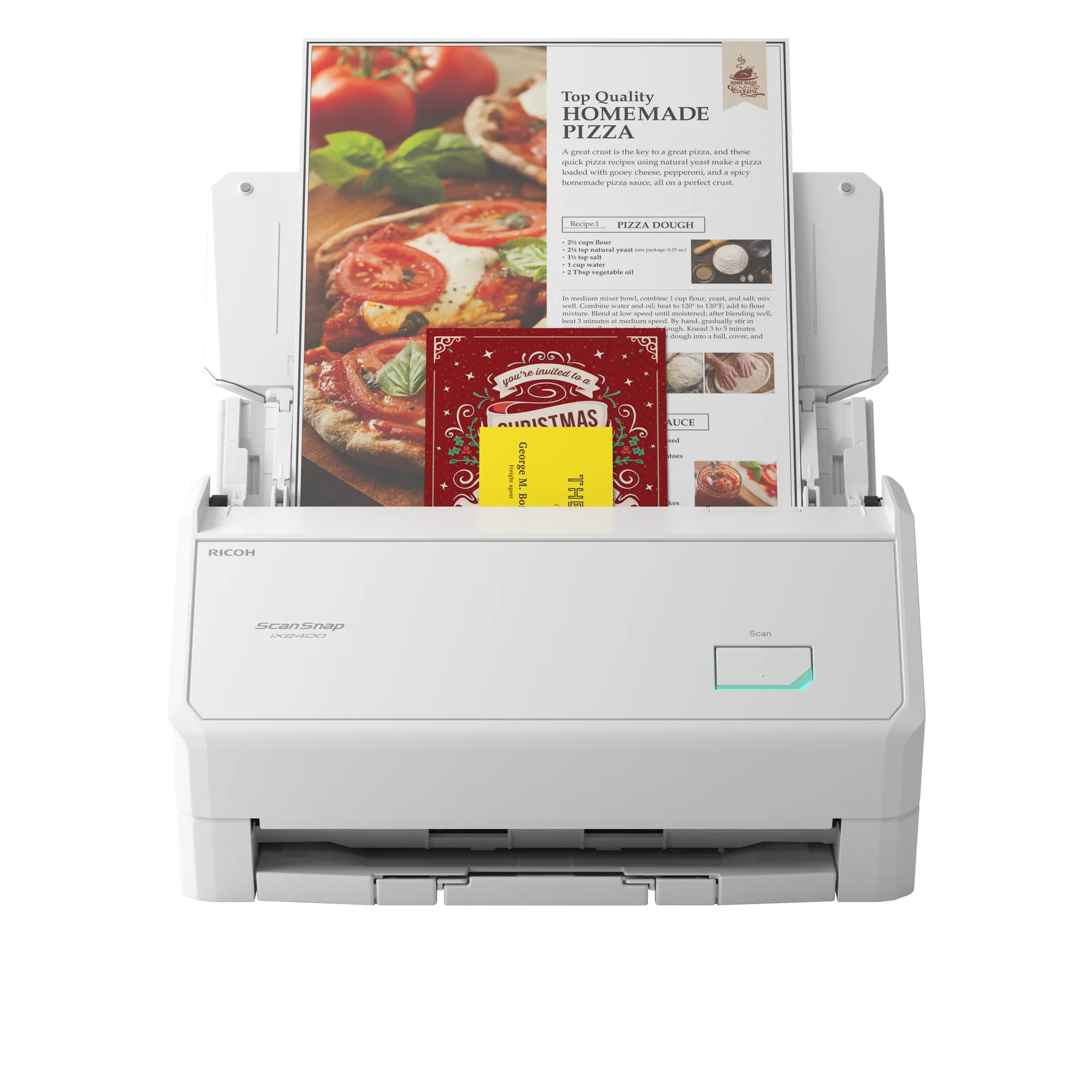 Ricoh ScanSnap iX2400 ADF-Scanner 600 x 600 DPI A4 Weiß – Bild 2