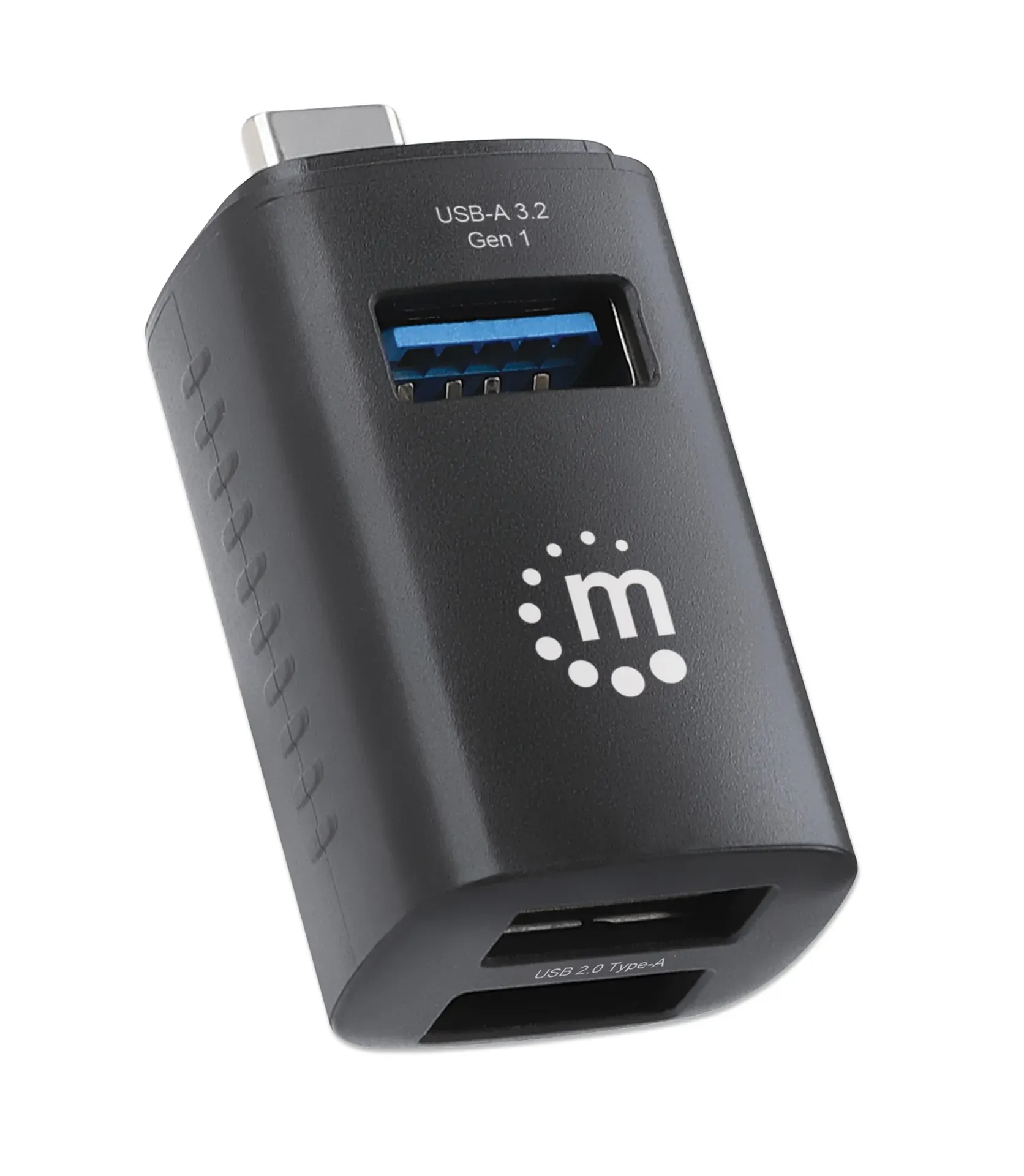 Manhattan 180993 Schnittstellen-Hub USB 3.2 Gen 1 (3.1 Gen 1) Type-C 5000 Mbit/s Schwarz – Bild 7