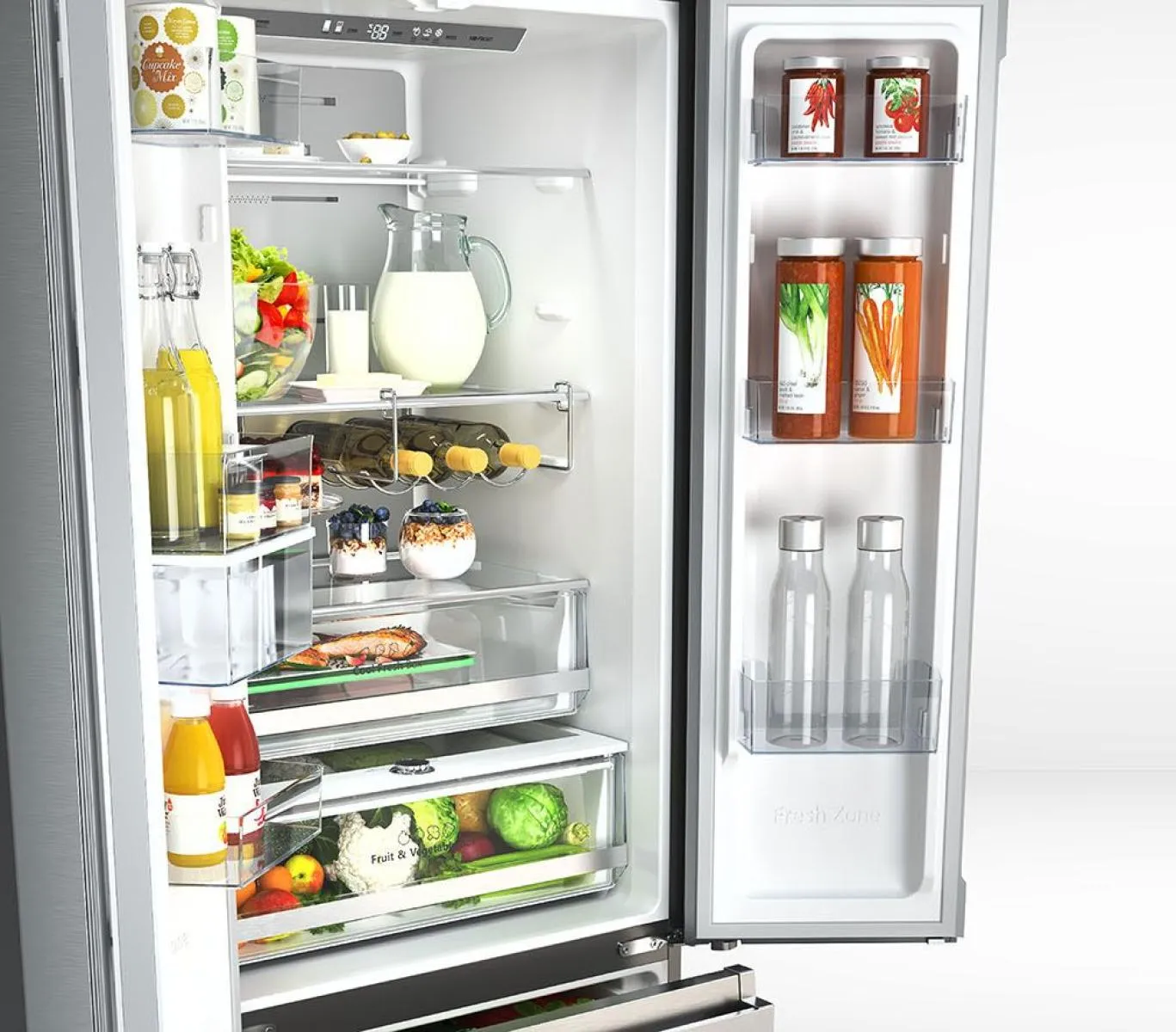 Hisense Kühlschrank mit French Door Design RF632N4WFE ČR – Bild 6