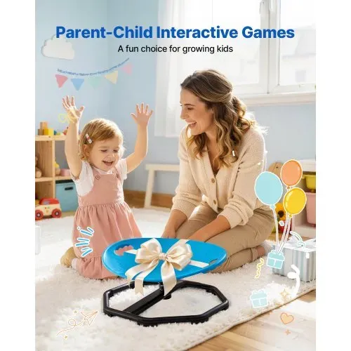 VEVOR Drehstuhl Kinder Autismus Sensorischer Drehsitz 50 kg 430x355 mm Blau, ADHS Hilfsmittel für Kinder im Alter von 2-6 Jahren, Förderung von Gleichgewicht Körperkoordination Greifkraft, PP-Material – Bild 6