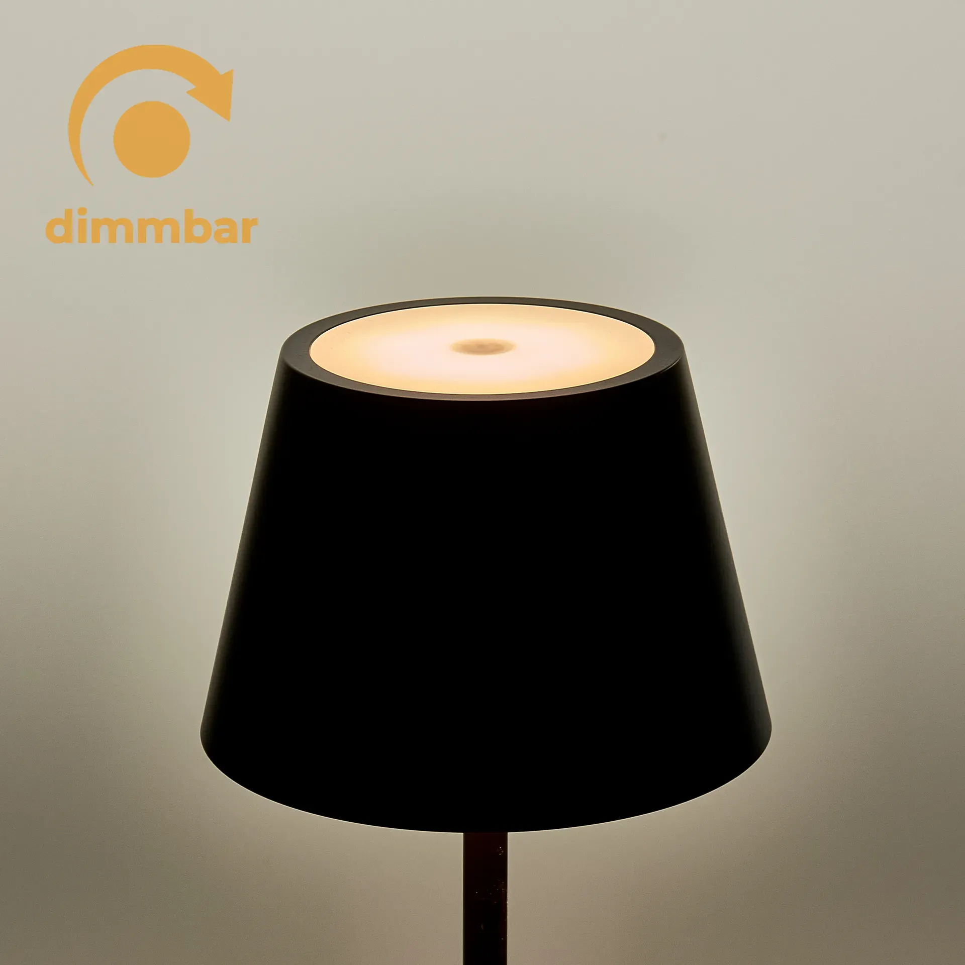 LED-Tischleuchte ROLF KERN Club 38cm, schwarz, Akku, dimmbar – Bild 4