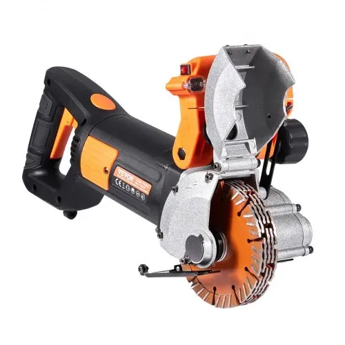 VEVOR Elektrische Wandfräse 5000 U/min Wand Chaser Maschine 4800Watt Wand Groove Schneidemaschine Stoßmaschine 42mm für Ziegel Granit Marmor Beton Cutter Notcher Groover mit 5 x Sägeblätter – Bild 10