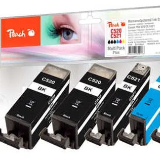 Peach 319177 (PI100-247) Druckerpatrone 6 Stück(e) Kompatibel Hohe (XL-) Ausbeute Schwarz, Cyan, Magenta, Gelb Peach 319177 (PI100-247) Druckerpatrone 6 Stück(e) Kompatibel Hohe (XL-) Ausbeute Schwarz, Cyan, Magenta, Gelb