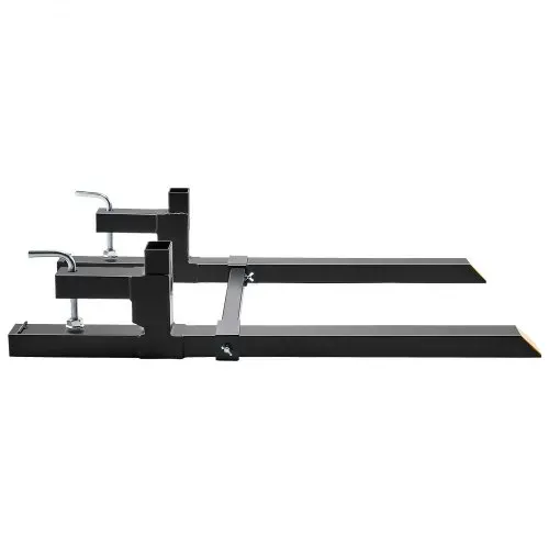 VEVOR Palettengabel 1090x70x230mm Gabelträger 907kg Tragfähigkeit Gabelzinken 109cm Gesamtlänge mit 76cm-Gabelblatt Gabelstapler 495-915mm Einstellbar Gabelstaplerzinken Frontlader Palettenrahmen – Bild 10