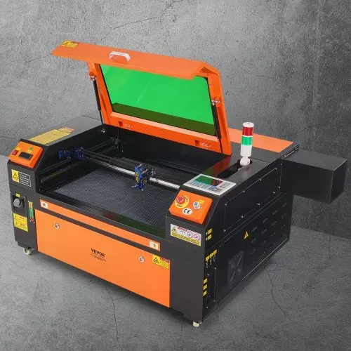 VEVOR 80W CO2-Lasergravierer, 500x700mm, 500mm/s Laserschneidmaschine mit 2-Wege-Pass-Air-Assist, kompatibel mit LightBurn, CorelDRAW, AutoCAD, Windows, Mac OS, Linux, für Holz, Acryl, Stoff – Bild 7