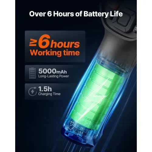 VEVOR Wärmebildkamera, TISR Superauflösung 512 x 384, Thermokamera mit 2MP visueller Kamera, 256 x 192 IR-Auflösung, 25 Hz Bildwiederholfrequenz, -20 °C bis 550 °C, 4 Bildmodi & 7 Farbpaletten – Bild 5