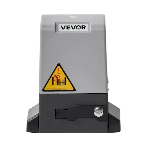 VEVOR Schiebetorantrieb, 400 W, Hoftorantrieb für Türen bis zu 25 m/1000 kg, Toröffner, Rolltormotor mit Nylon-Zahnstange, Infrarotsensor & 2 Fernbedienungen, Öffnungssystem für Einfahrtstore – Bild 9