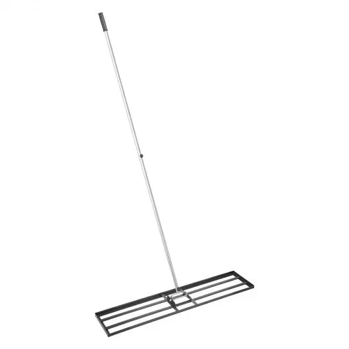 VEVOR Rasennivellierrechen, Levelingrake mit 213 cm Griff, 1219x254 mm Bodenplatte, Nivellierrechen aus Karbonstahl, 2 Höhen verstellbar, Rasennivellierungswerkzeug für den Garten & Golfplätze – Bild 9