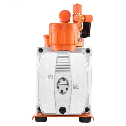 VEVOR Vakuumpumpe, 7 CFM 198 L/min, 2-stufig, 550 W geeignet für R134a, R22, R410a, R1234YF & R32, 4-poliger Motor, für die Wartung von Kfz-Klimaanlagen & die Entgasung von Harzen, inkl. Öl – Bild 10