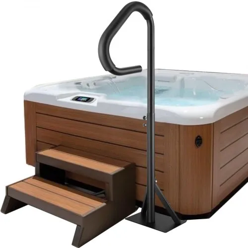 VEVOR Whirlpool-Handlauf 88,9–144,8cm höhenverstellbar Spa-Geländer Whirlpool Aluminiumlegierung rostfrei korrosionsbeständig Pool Handlauf 272kg Tragfähigkeit Haltegriff Einstiegshilfe VEVOR Whirlpool-Handlauf 88,9–144,8cm höhenverstellbar Spa-Geländer Whirlpool Aluminiumlegierung rostfrei korrosionsbeständig Pool Handlauf 272kg Tragfähigkeit Haltegriff Einstiegshilfe