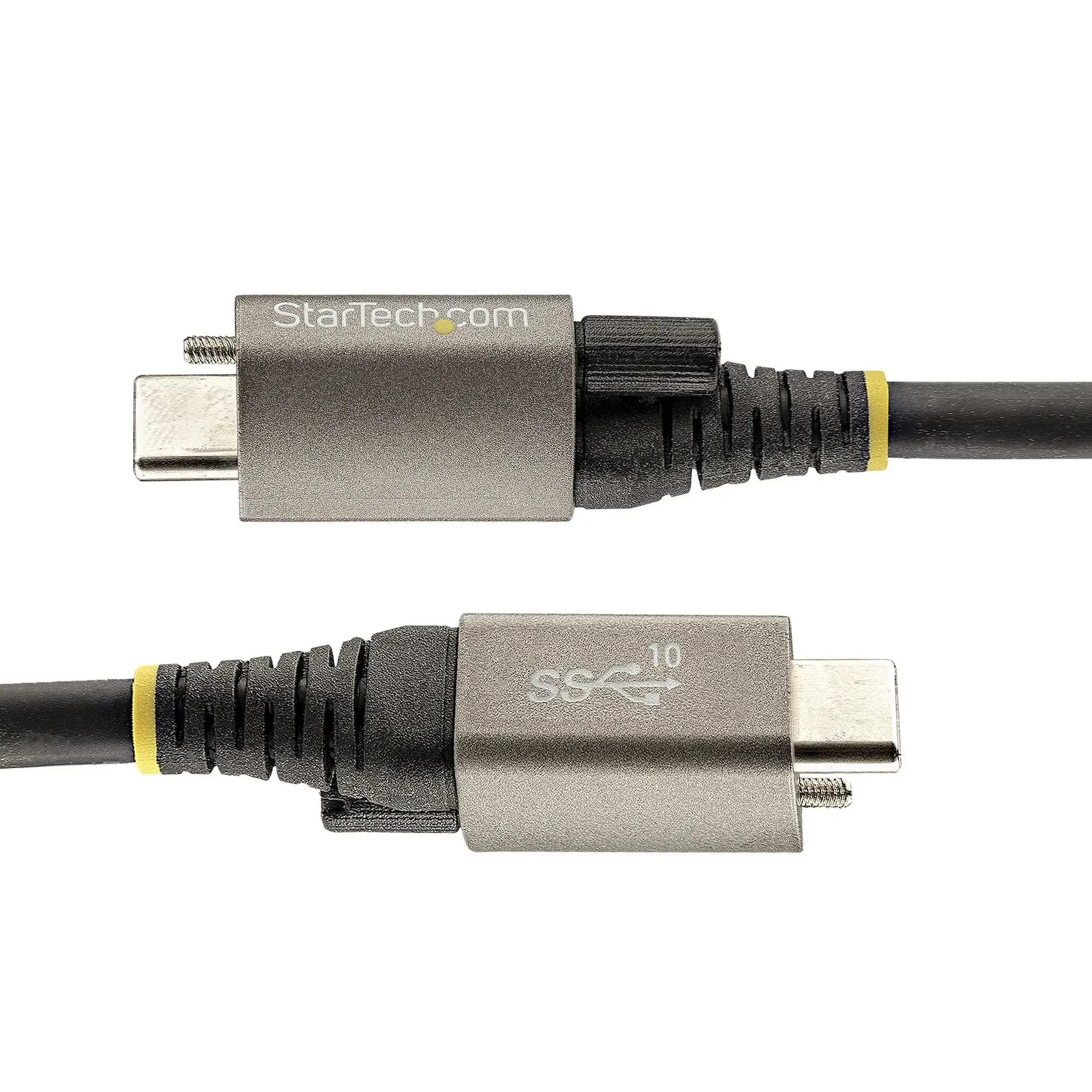 StarTech.com 1m USB-C Kabel, Schraubenverriegelung, USB 10Gbps, 100W (5A) Power Delivery, 8K 60Hz / 4K 144Hz DP-Alt-Modus, USB-IF-zertifiziert - Thunderbolt-Kompatibel – Bild 7
