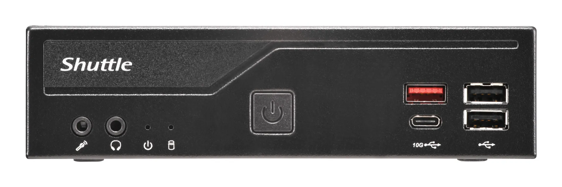 Shuttle Slim PC DH810 , S1851, 1x HDMI (2.1), 1x DP, 1x USB-C (DP), 1x 2.5" , 2x M.2, 2x LAN (Intel 1G + 2.5G), 2x COM, 24/7 Dauerbetrieb, inkl. VESA – Bild 4