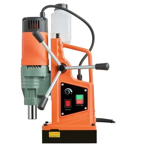 VEVOR Magnetbohrmaschine, 1550-W-Motor, Magnetbohrer 50 mm Kernbohrdurchmesser, 13000 N Magnetkraft, Drehzahlregelung 0–550 U/min, Kernbohrmaschine für Metalloberflächen, Heimwerkerbedarf – Bild 9