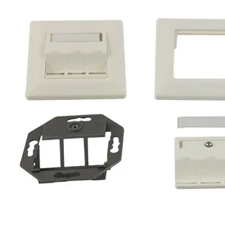 Keystone, Modulträger, UP Dosen für 3xTP-Modul, Reinweiss, Synergy 21, Keystone, Modulträger, UP Dosen für 3xTP-Modul, Reinweiss, Synergy 21,