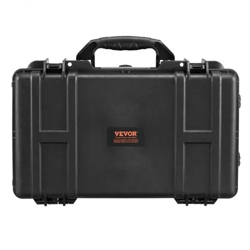 VEVOR wetterfester Hartschalenkoffer Trockenboxen mit vorgeschnittenem Schaumstoff, Rollen und einziehbaren Griffen für Reisen, IP67 wasserdichtes Gehäuse für Kameras Schwarz (55 x 34 x 24 cm) – Bild 8