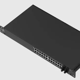 Teltonika · Switch · SWM280 · 24 Port Gigabit managed PoE L2+ Switch, 12xGbE PoE, 4x SFP, 19″ Teltonika · Switch · SWM280 · 24 Port Gigabit managed PoE L2+ Switch, 12xGbE PoE, 4x SFP, 19″