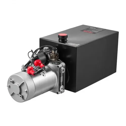 VEVOR 15 Qt Hydraulikaggregat einfachwirkende Kippanhängerpumpe, maximaler Öffnungsdruck 22 MPa und Fördermenge 3,4 L/min, 12 V DC Hydraulikpumpe mit Metallbehälter für Kippanhänger Schwarz – Bild 8