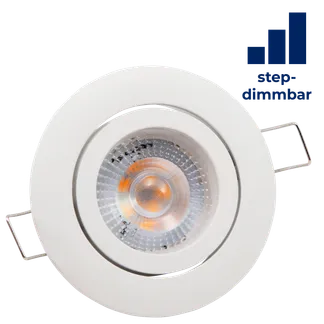 LED-Einbauleuchte McShine “Eco-50“ 5W, 400lm, 3000K, step-dimmbar LED-Einbauleuchte McShine “Eco-50“ 5W, 400lm, 3000K, step-dimmbar