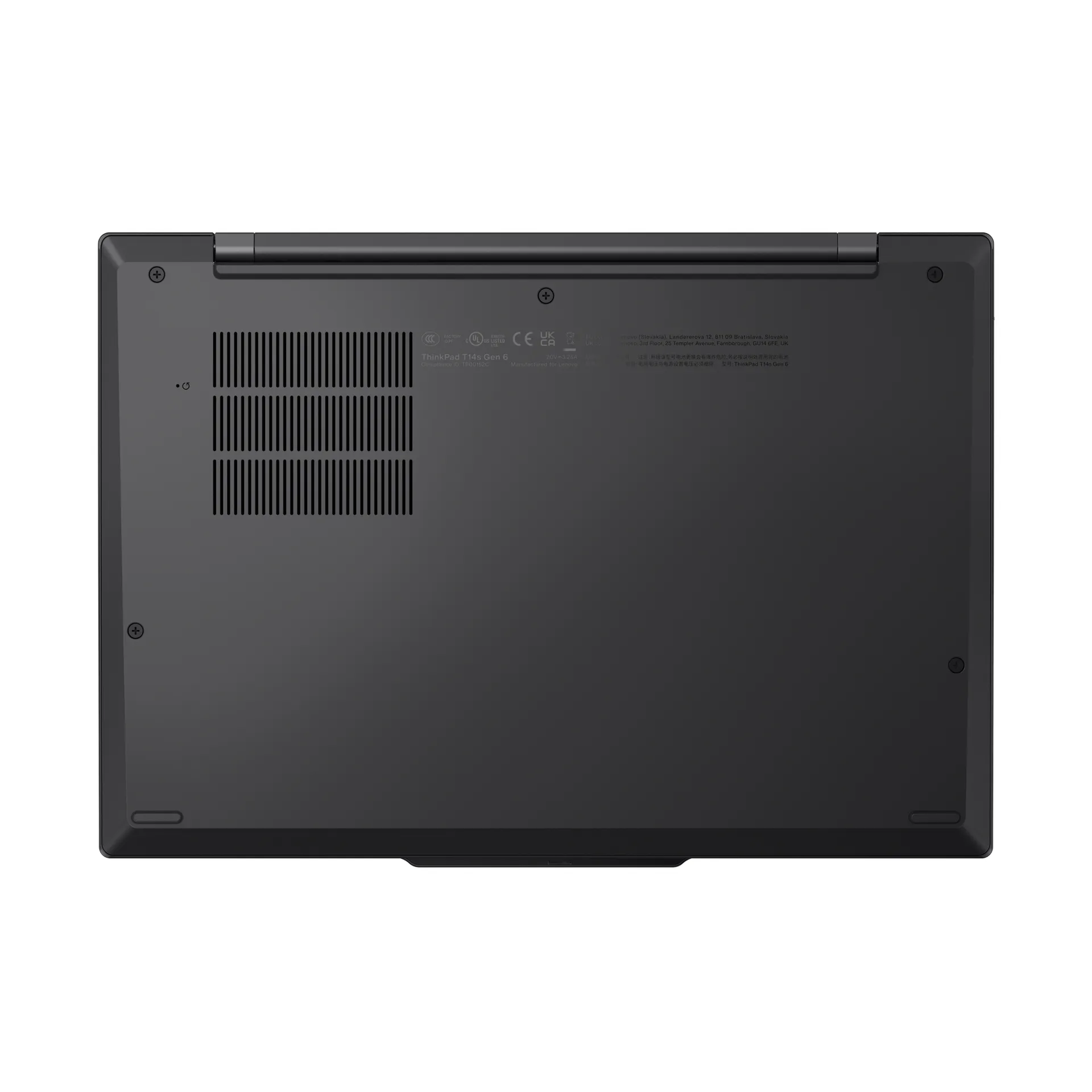 Lenovo ThinkPad T14s Gen 6 (Intel) Intel Core Ultra 7 255U Laptop 35,6 cm (14") WUXGA 32 GB LPDDR5x-SDRAM 1 TB SSD Wi-Fi 7 (802.11be) Windows 11 Pro Deutsch Schwarz – Bild 6